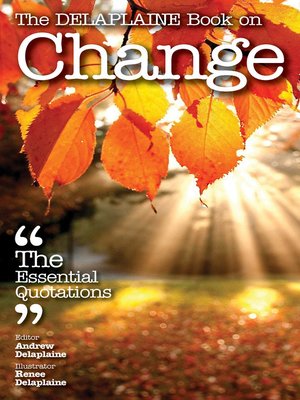 cover image of The Delaplaine Book on Change